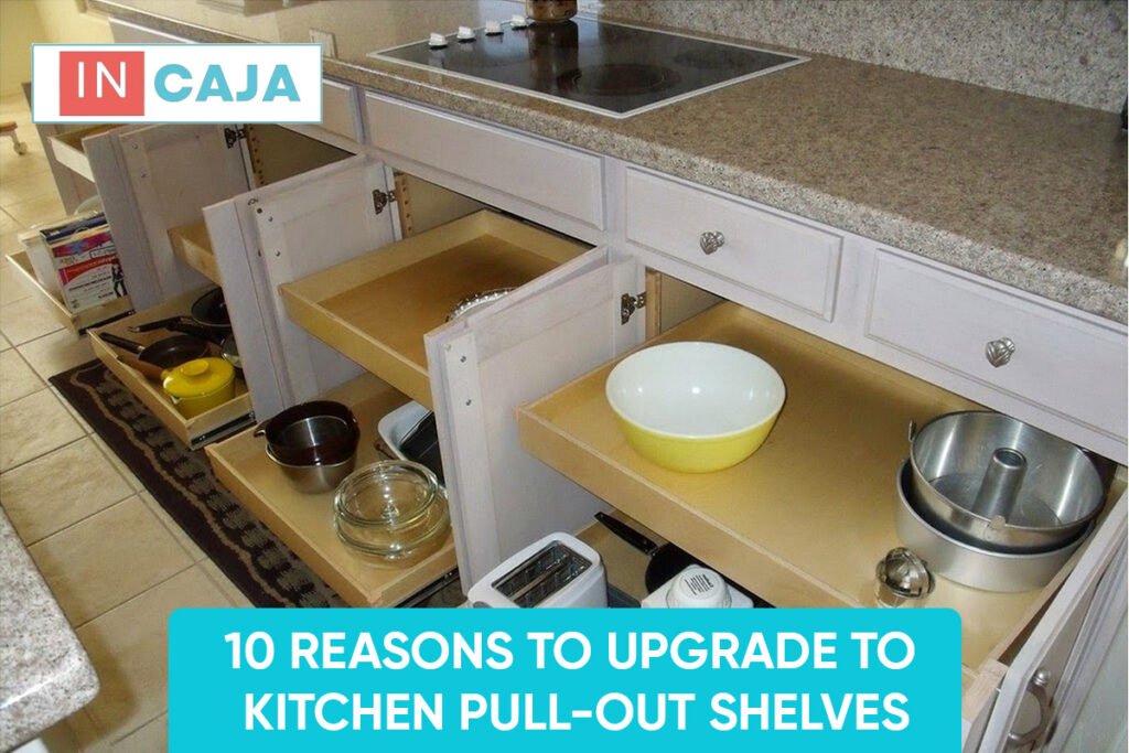 Upgrade to kitchen pull-out shelves